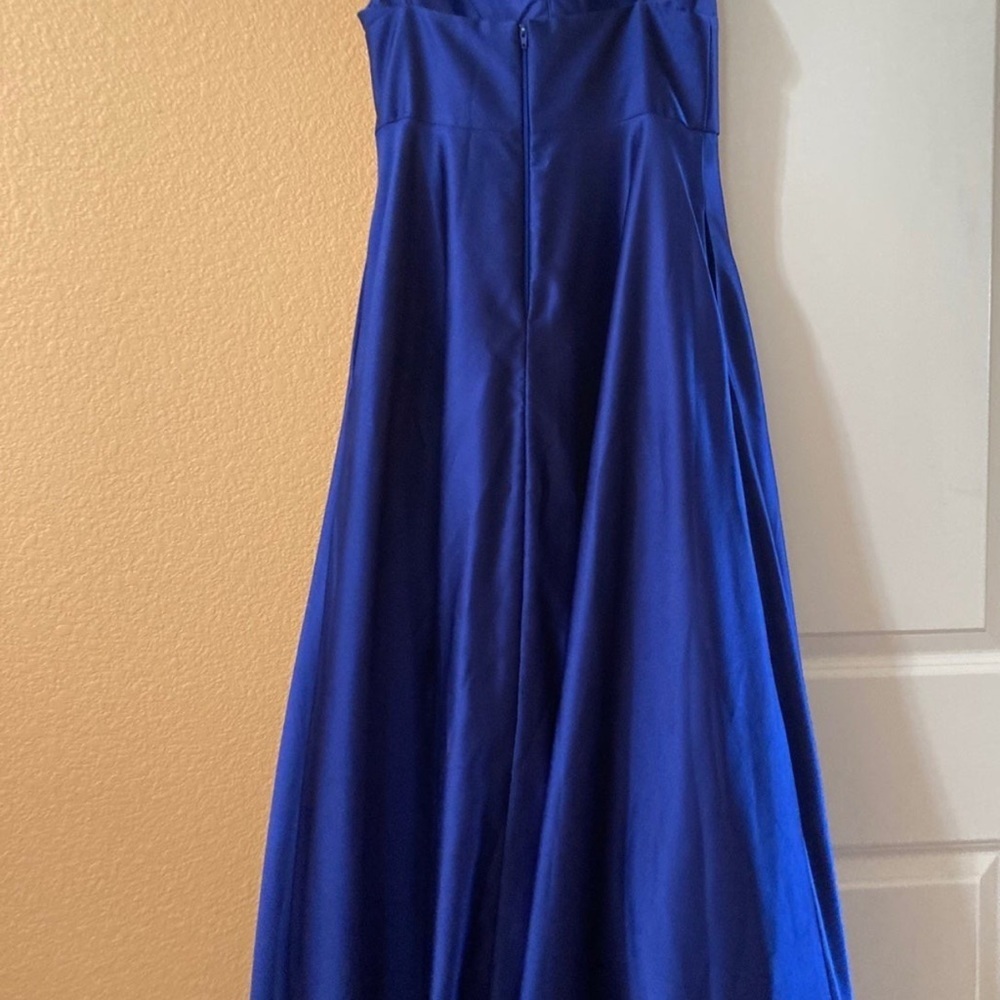 Batsy and adam satin v neck ball gown - Picture 5 of 5